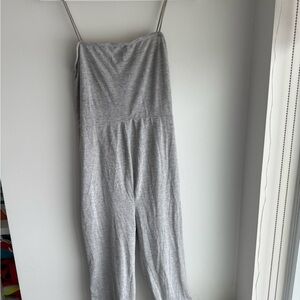 PrettyLittleThing Light Gray Jumpsuit